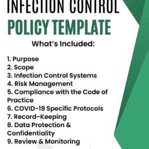 "Infection Control Policy Template for care services, designed to ensure compliance with healthcare regulations, including infection prevention protocols, COVID-19 policies, and GDPR-compliant data protection. Customizable and professionally crafted for residential care homes and healthcare providers."