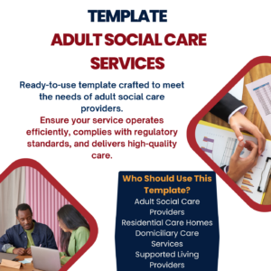 Adult Social Care Governance Policy Template, Compliance Policy Template for Care Homes, CQC and GDPR Compliance in Adult Care Services